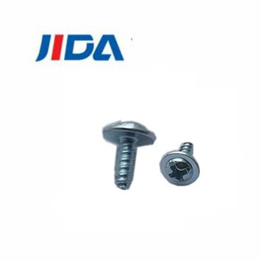 Cinc blanco azul del tornillo de máquina de Allen Flat Pan Head Self que golpea ligeramente ST3x8